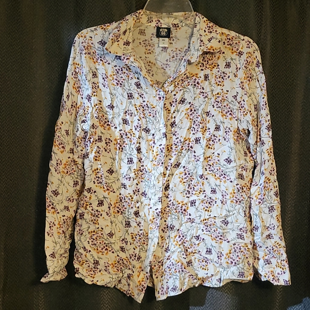 Route 66 button up blouse